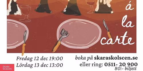 Lucia på Skara skolscen