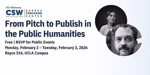 From Pitch to Publish in the Public Humanities