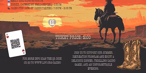 LOV\u2019s Wild, Wild West Casino Night!