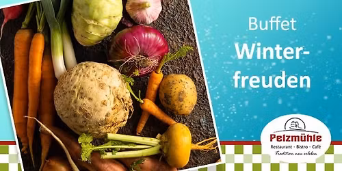 Winterliches Buffet