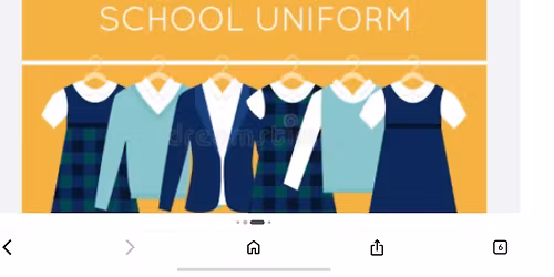 School uniform bank - donations 