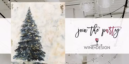 Gold Leaf Winter Tree | Wine & Design