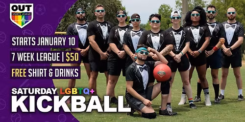 LGBTQ+ Saturday Kickball League