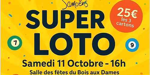 SUPER LOTO SAMOËNS OCTOBRE 2025 