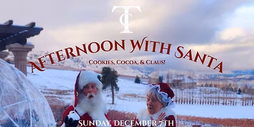 Afternoon with Santa at Tsillan Cellars