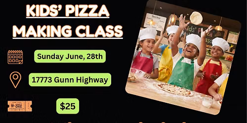 Kids' Pizza Making Class 10:30am
