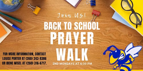Angola Middle School Prayer Walk