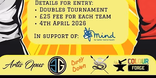 Boris's 40k doubles charity event!