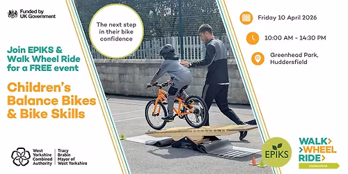 FREE Little Bikers Learn to Ride HUDDERSFIELD-No Booking Needed