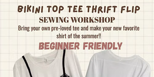 Bikini Top Tee Thrift Flip