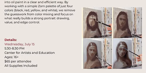 CLASS: Oil Portrait - Simplifying the Process