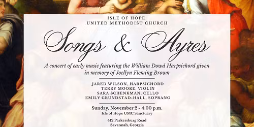 Songs & Aryes: A Concert of Early Music