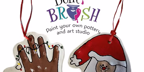 Clay Hand Print Ornament 