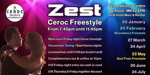 Zest Freestyle - Friday 24 April