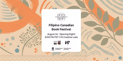 Filipino Canadian Book Festival Opening Night Party