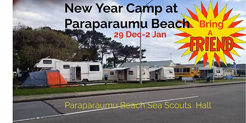 New Year Camp at Paraparaumu Beach