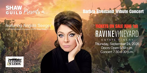 Shaw Guild Presents:  A BARBRA STREISAND TRIBUTE CONCERT