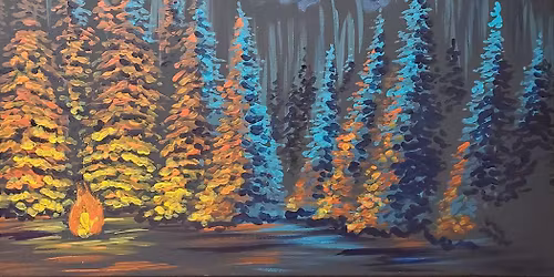 Paint and Sip Event: Campfire in the Forest