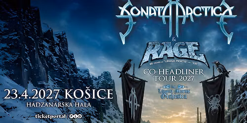 Sonata Arctica & Rage - Co-Headliner Tour 2027