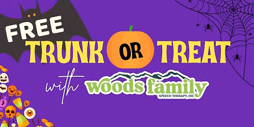 FREE Trunk or Treat w\/ Woods Family Speech Therapy