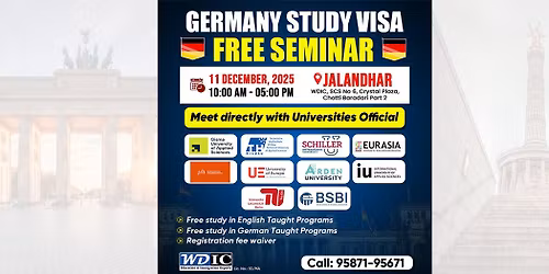 Free Germany Study Visa Seminar