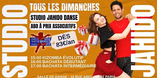 DimancheKizomba&Bachata1erCoursGratuit@ParisGaredeLyon!!!