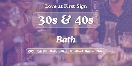 30s & 40s Singles Night at Bootlegger Bath| Love at First Sign