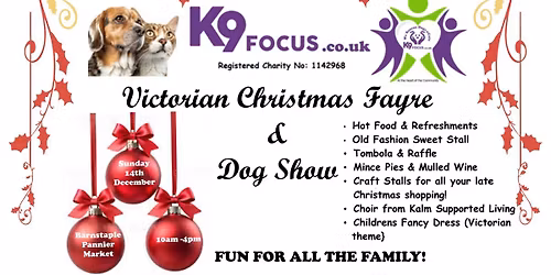 K9 Focus Victorian Christmas Fayre & Festive Dog Show