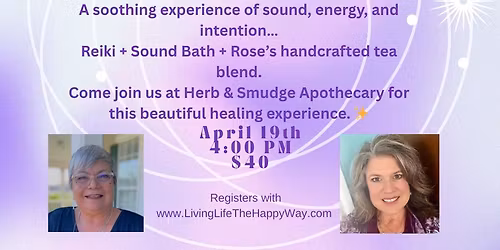 Group Sound Bath & Reiki with Rachel Stokes & Lois Poe