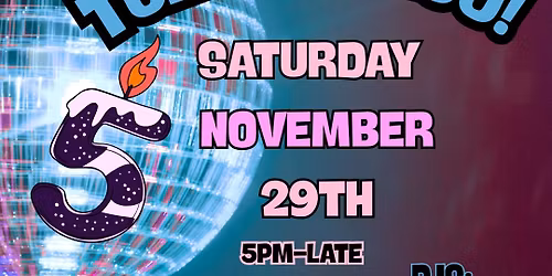 LA SARDINA LOCA TURNS CINCO (5!!)