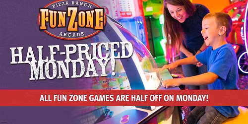 Half-Priced Play in the Funzone Arcade