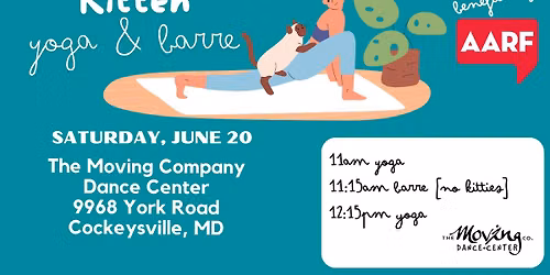 Kitten Yoga & Barre to benefit AARF!