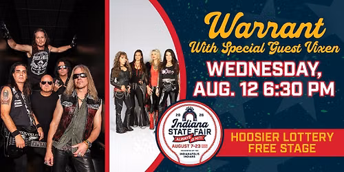 Warrant with Special Guest Vixen