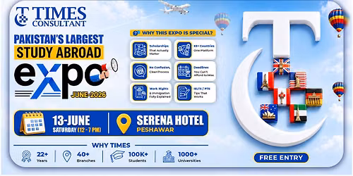 PESHAWAR \ud83c\udfe8 Serena Hotel, Peshawar \ud83d\udcc5 13 June \u2014 Saturday (12 \u2013 7 PM)