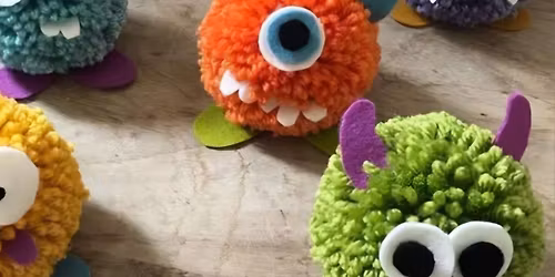Half Term Craft Club - Pom-Pom Mini Monsters