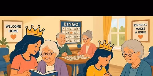 Volunteering  at the retirement home