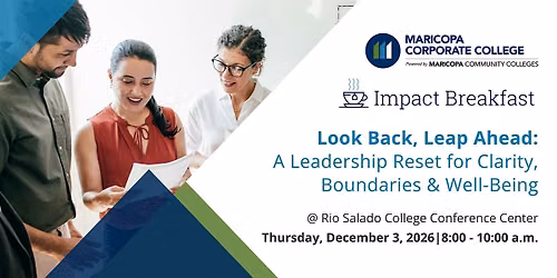 Impact Breakfast | Look Back, Leap Ahead: A Leadership Reset