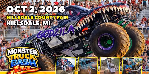 Monster Trucks & Tough Trucks at the Hillsdale County Fair - Hillsdale, MI