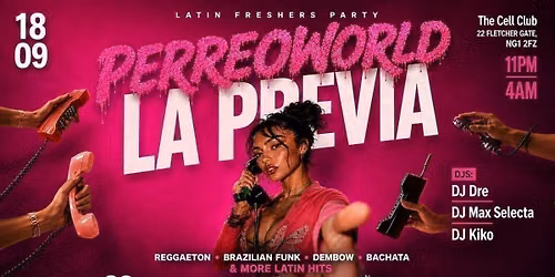 NOTTINGHAM PERREOWORLD | LA PREVIA \ud83d\udcde\ud83d\udc97 | FRESHERS LATIN PARTY