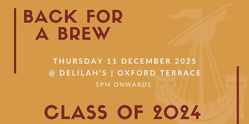 Back for a Brew \u2013 Class of 2024 Catch-Up \ud83c\udf7b