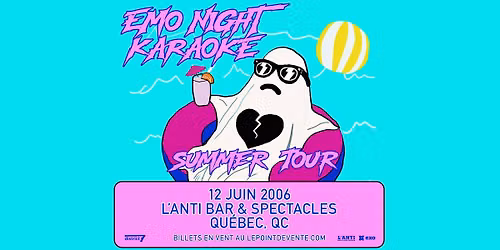 Emo Night Karaoke Quebec \/\/ Vendredi 12 juin 2026 \/\/ L'Anti Bar & Spectacles