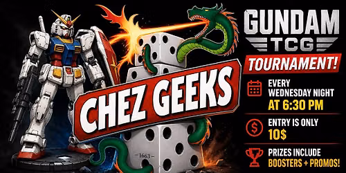 CHEZ GEEKS WEDNESDAYS!