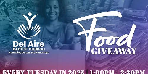 DABC FOOD GIVEAWAY - EVERY TUESDAY