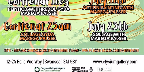 Dydd Sadwrn Gweithdai Teuluol | Saturday Family Workshops
