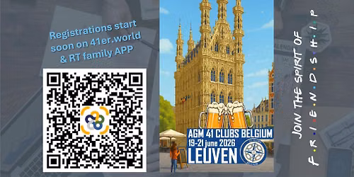 AGM 41 Clubs Belgium 2026 - Leuven