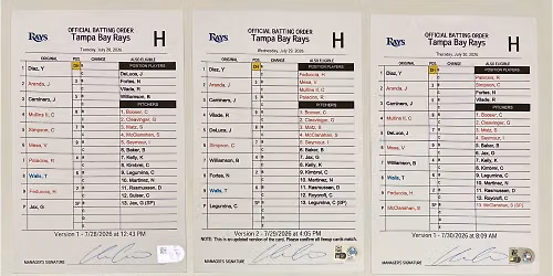 Texas Rangers vs. Tampa Bay Rays