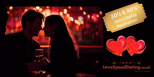 Speed Dating Singles Birmingham Ages 30's and 40's Be At One Cocktail Bar