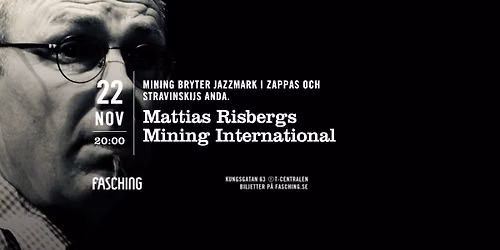Mattias Risbergs Mining International | Fasching, Stockholm