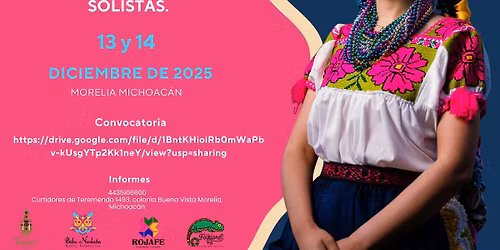 PRIMER CONCURSO NACIONAL DE DANZA FOLKLORICA DE MORELIA