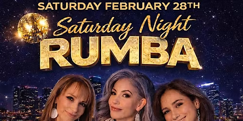 SATURDAY NIGHT RUMBA WITH "THE COVER GIRLS " LIVE!!
